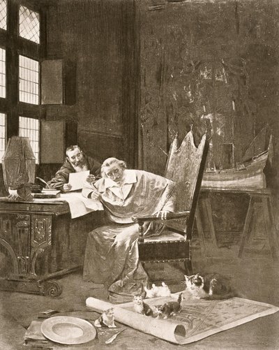 Richelieu and His Cats by George Barrie